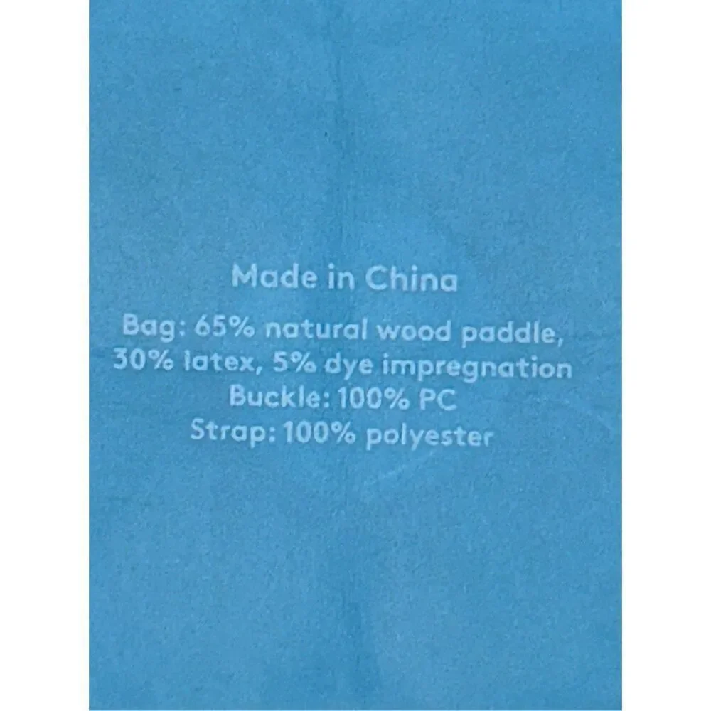 Drunk Elephant Recycled Natural Wood Travel Skincare Makeup Earth Friendly Bag